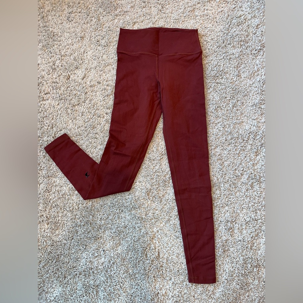 Glyder Maroon Active Leggings